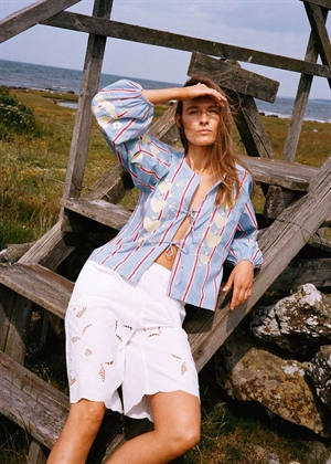 Elisabeth bluse Bluebell Stripes Sissel Edelbo 